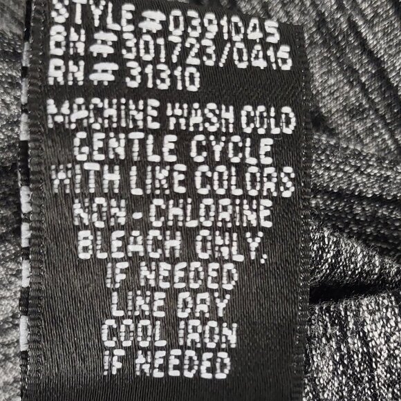 AGB Sleeveless Knit Fit & Flare Mini Dress Gray Heather Stripe Size Small - Picture 12 of 12